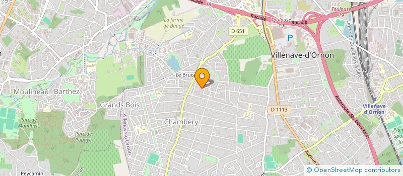 localisation de l'entreprise ROZUEL PREAU à VILLENAVE-D'ORNON