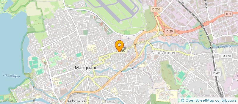 localisation de l'entreprise RP 13  MARIGNANE