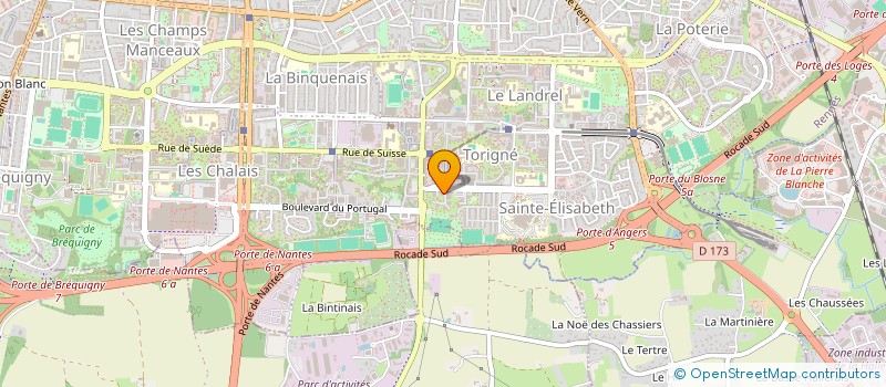 localisation de l'entreprise RP 30  RENNES