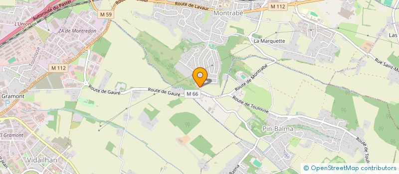 localisation de l'entreprise RP  MONTRABE