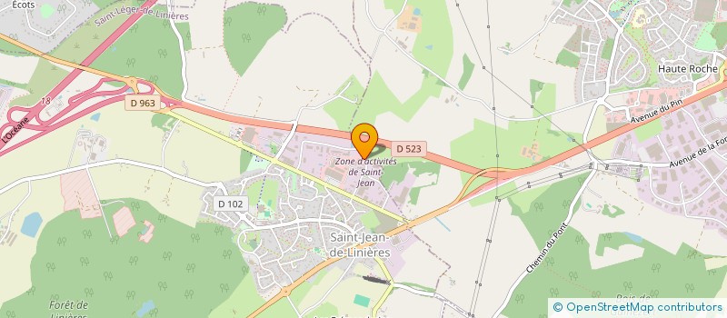 localisation de l'entreprise RP ALU à SAINT-LEGER-DE-LINIERES