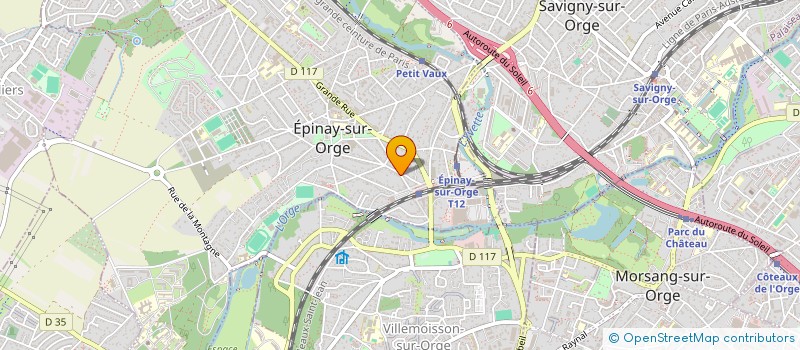 localisation de l'entreprise RP & ASSOCIES à EPINAY-SUR-ORGE