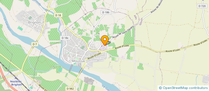 localisation de l'entreprise RP AUTO  SAINT-CHAPTES