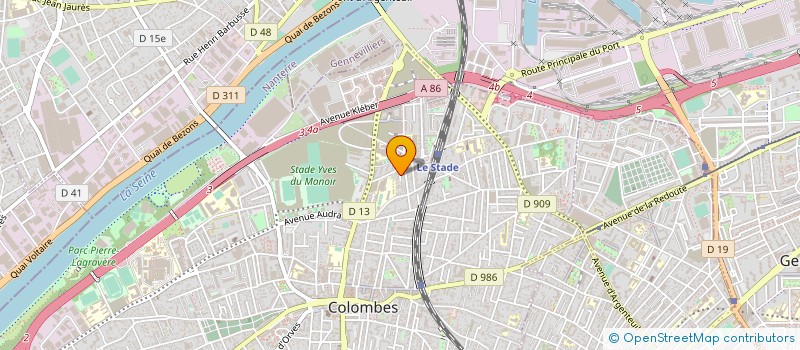 localisation de l'entreprise RP-BRISE à COLOMBES