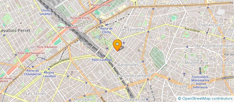 localisation de l'entreprise RP COMMUNICATION à PARIS