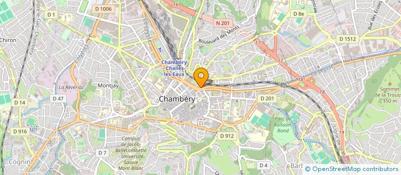 localisation de l'entreprise RP CONCEPT à CHAMBERY