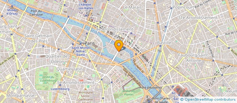 localisation de l'entreprise RP CORP.  PARIS