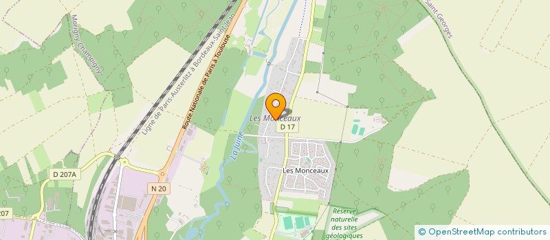 localisation de l'entreprise RP COURTAGE  MORIGNY-CHAMPIGNY