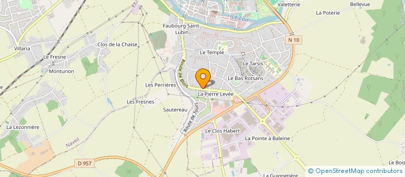 localisation de l'entreprise RP CUISINES à VENDOME