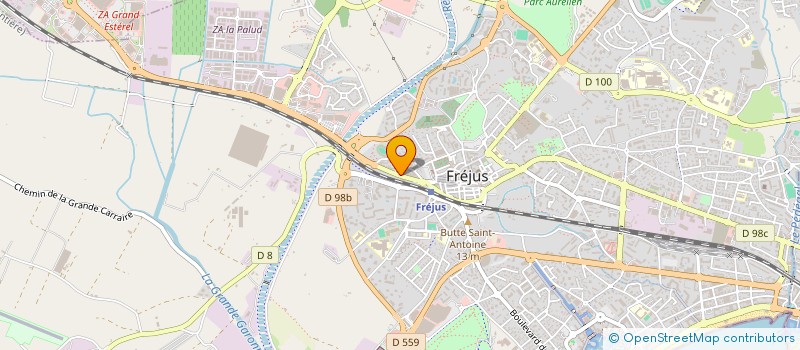 localisation de l'entreprise RP CYCLES 2 à FREJUS