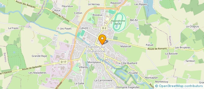 localisation de l'entreprise RP DE BISSIEUX  CHATILLON-SUR-CHALARONNE