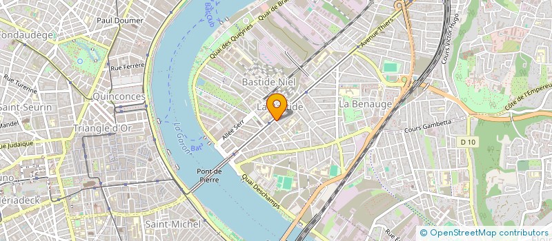 localisation de l'entreprise RP ELEC33 à BORDEAUX