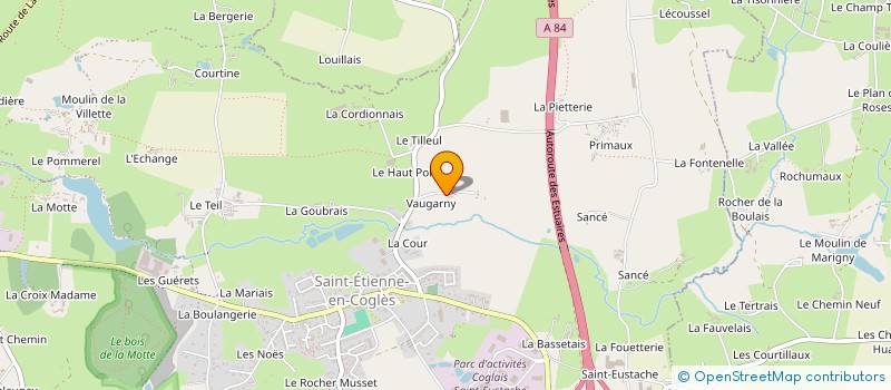 localisation de l'entreprise RP EXPLOITATION à MAEN ROCH