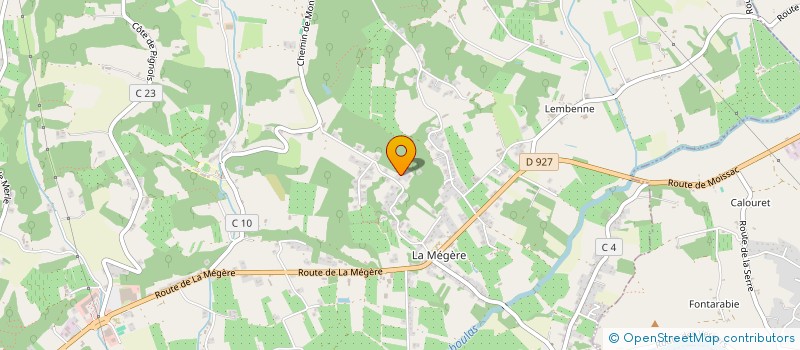 localisation de l'entreprise RP FINANCES  MOISSAC