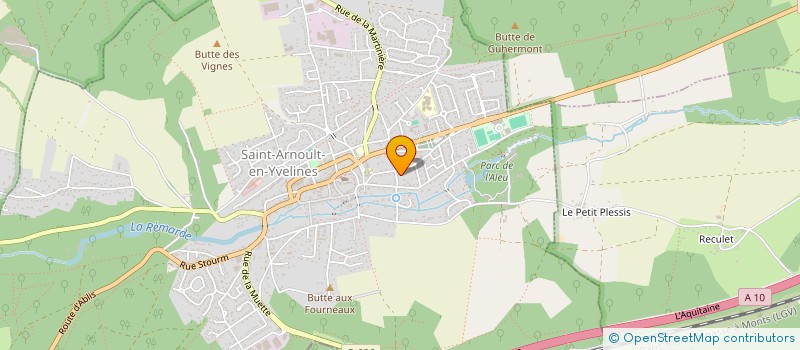 localisation de l'entreprise RP FORMATION  SAINT-ARNOULT-EN-YVELINES