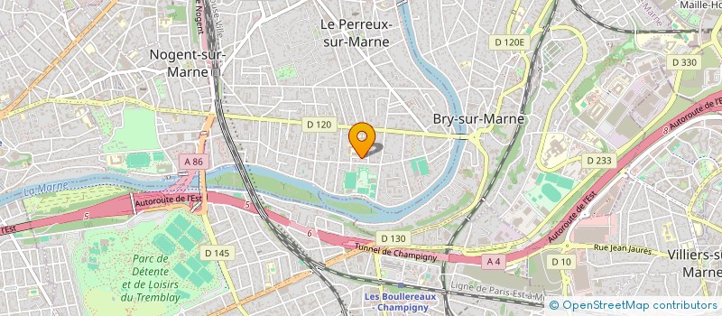 localisation de l'entreprise RP-FRANCE à LE PERREUX-SUR-MARNE