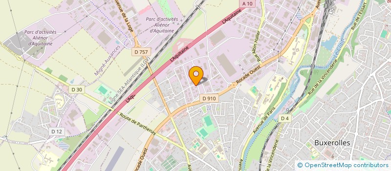 localisation de l'entreprise RP FRANCE 60  POITIERS