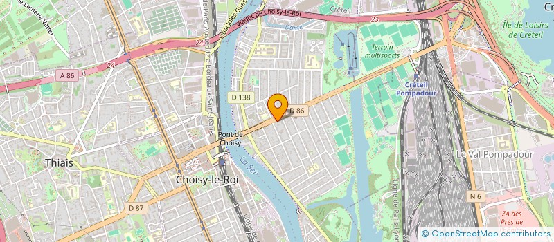 localisation de l'entreprise RP GROUP à CHOISY-LE-ROI