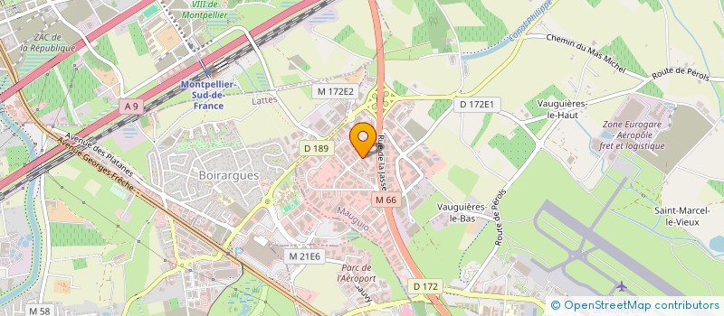 localisation de l'entreprise RP HOLDING  MAUGUIO