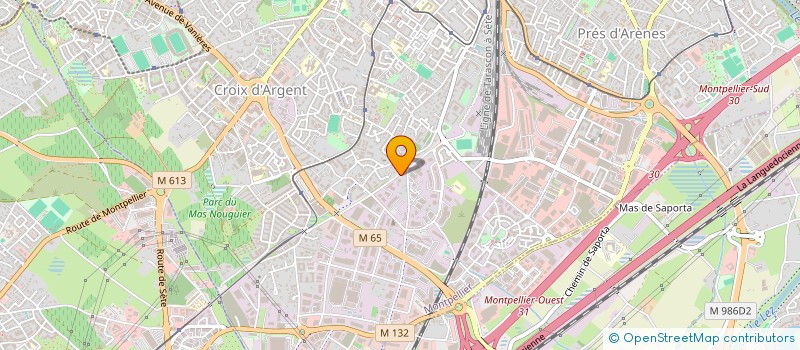 localisation de l'entreprise RP IMMO à MONTPELLIER