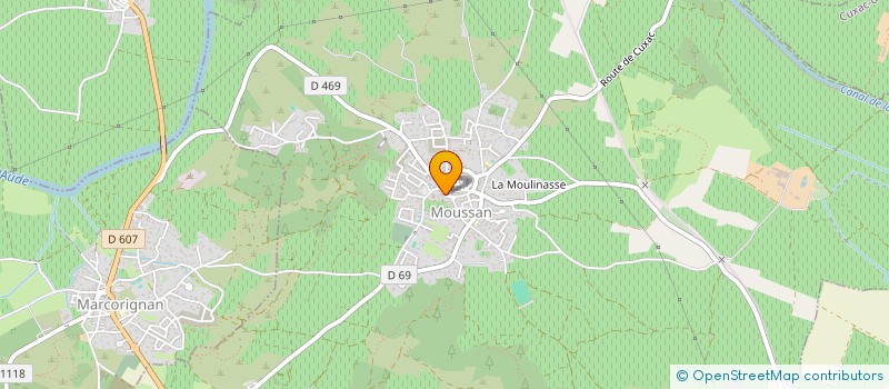 localisation de l'entreprise RP IMMOBILIER à NARBONNE