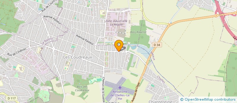 localisation de l'entreprise RP IMPRESSIONS  CHELLES