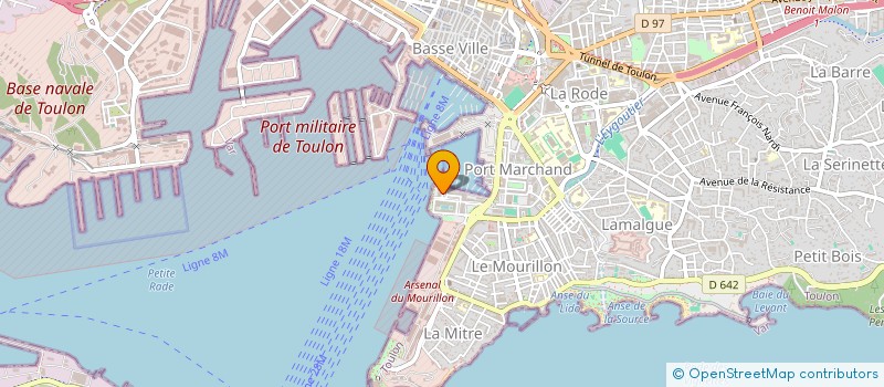 localisation de l'entreprise RP INVEST  TOULON