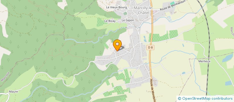 localisation de l'entreprise RP INVEST  MARCILLY-LE-CHATEL