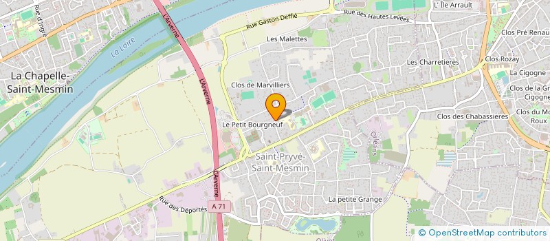 localisation de l'entreprise RP INVEST à SAINT-PRYVE-SAINT-MESMIN
