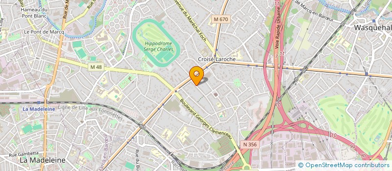 localisation de l'entreprise RP INVESTISSEMENTS à MARCQ-EN-BARŒUL