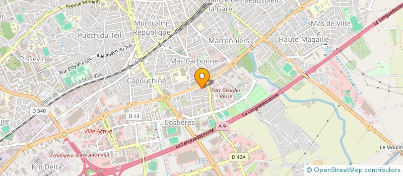 localisation de l'entreprise RP MEDITERRANEE  NIMES