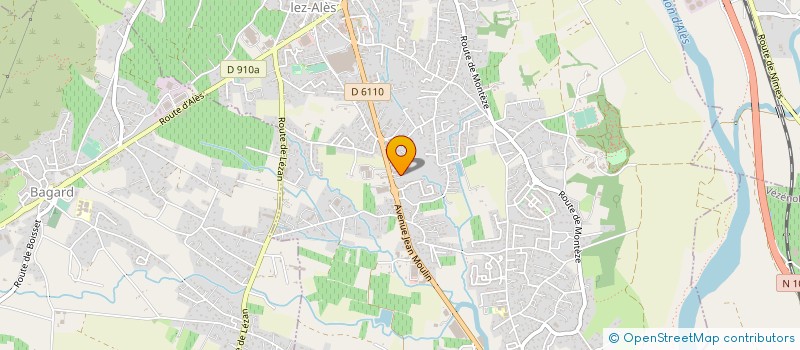 localisation de l'entreprise RP MENUISERIE  SAINT-CHRISTOL-LEZ-ALES