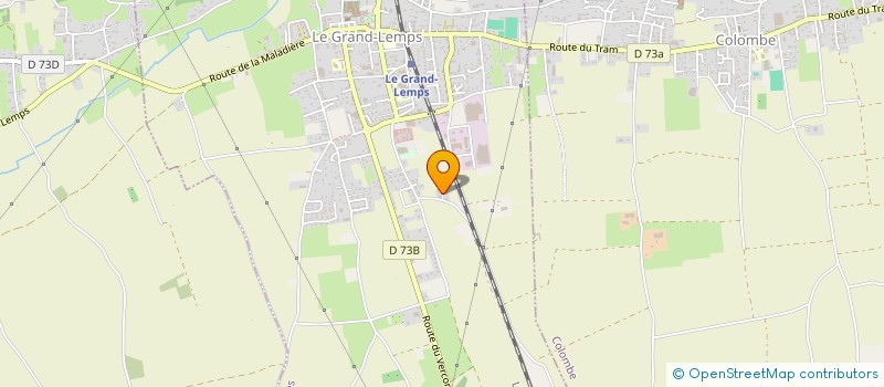 localisation de l'entreprise RP PACKAGING  LE GRAND-LEMPS