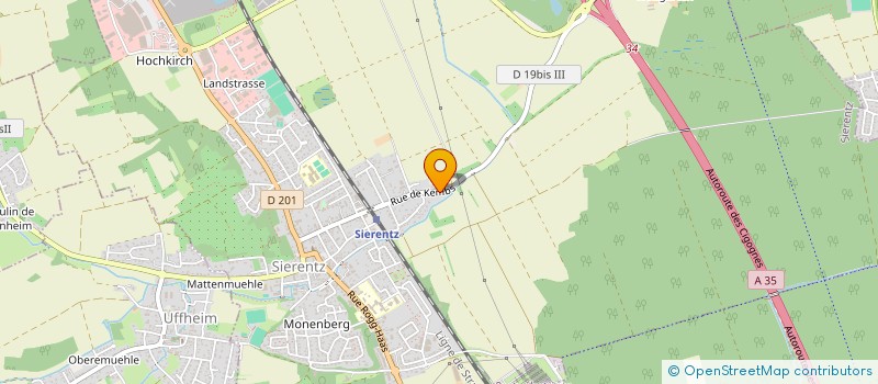 localisation de l'entreprise RP PARTICIPATION  SIERENTZ