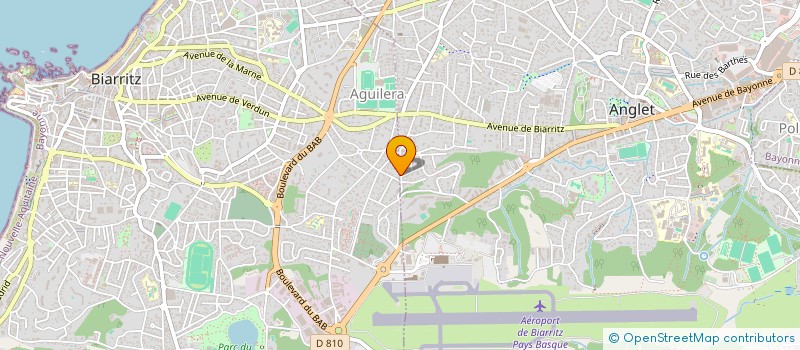 localisation de l'entreprise RP PARTICIPATION à BIARRITZ
