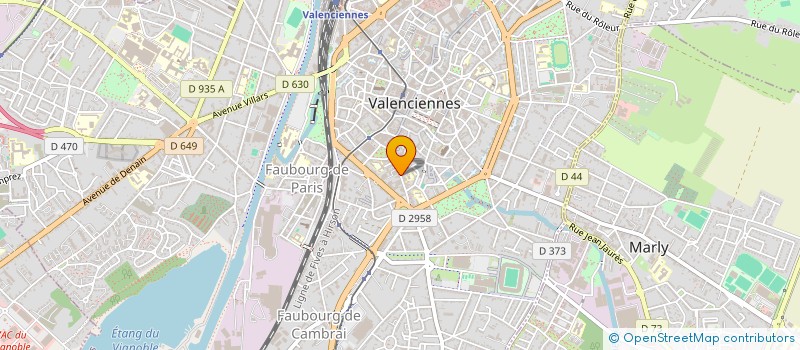 localisation de l'entreprise RP PUB à VALENCIENNES