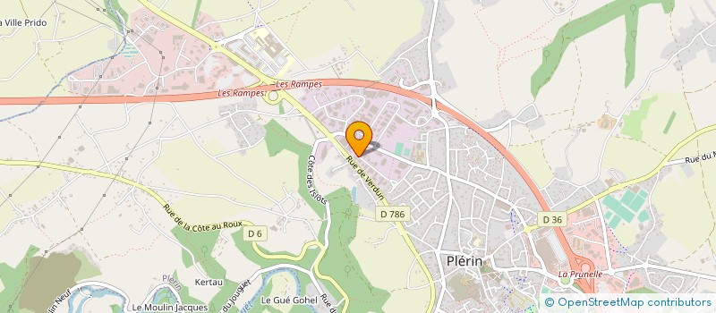 localisation de l'entreprise RP REALISATION à PLERIN