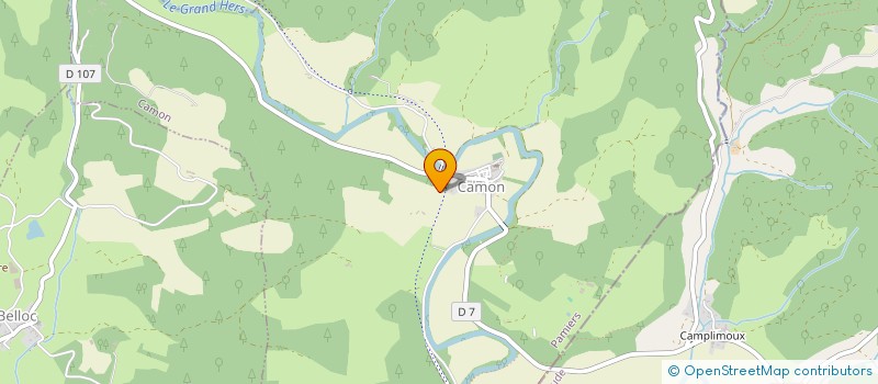 localisation de l'entreprise RP RESTAURATION à CAMON
