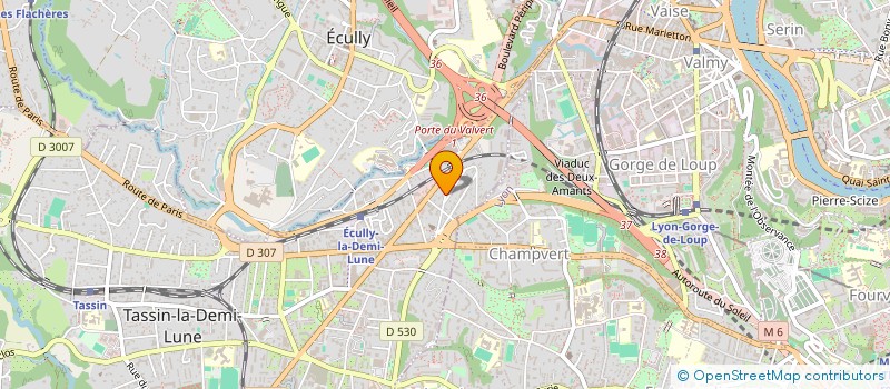 localisation de l'entreprise RP-SAINT MAURICE  TASSIN-LA-DEMI-LUNE