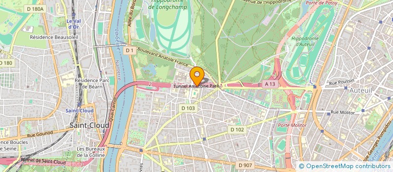 localisation de l'entreprise RP SAPINS à BOULOGNE-BILLANCOURT