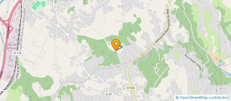 localisation de l'entreprise RP SERVICES  USSAC