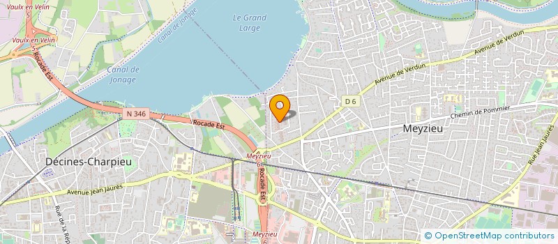 localisation de l'entreprise RP SERVICES à MEYZIEU