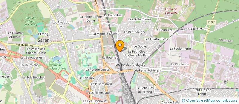 localisation de l'entreprise RP SOLUTIONS à SARAN