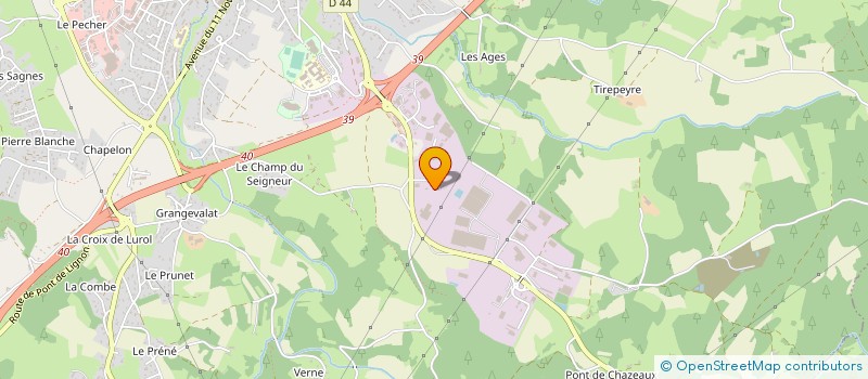 localisation de l'entreprise RP TECHNOLOGY  VAULX-EN-VELIN