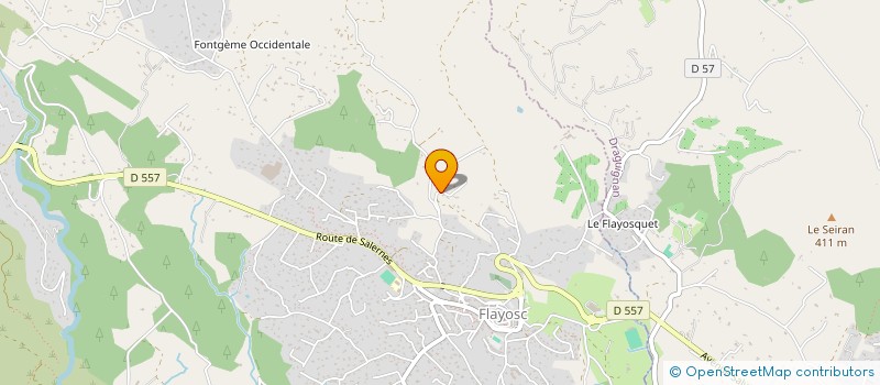 localisation de l'entreprise RP TENNIS à FLAYOSC