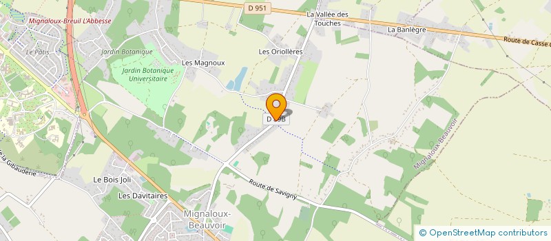 localisation de l'entreprise RP&TP INVEST HOLDING  MIGNALOUX-BEAUVOIR