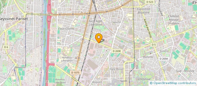 localisation de l'entreprise RP WEB  GRENOBLE