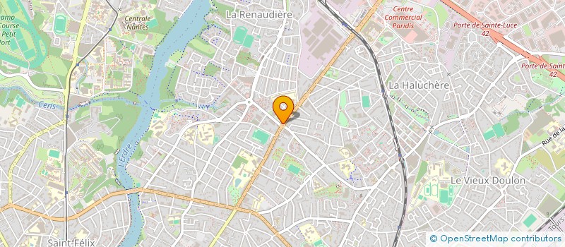 localisation de l'entreprise RP1 à NANTES
