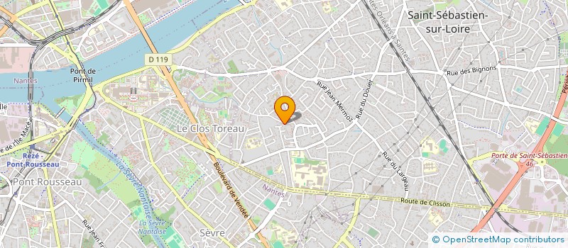 localisation de l'entreprise RP2  SAINT-SEBASTIEN-SUR-LOIRE
