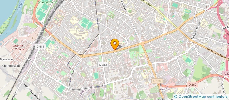 localisation de l'entreprise RP2 à ANGERS